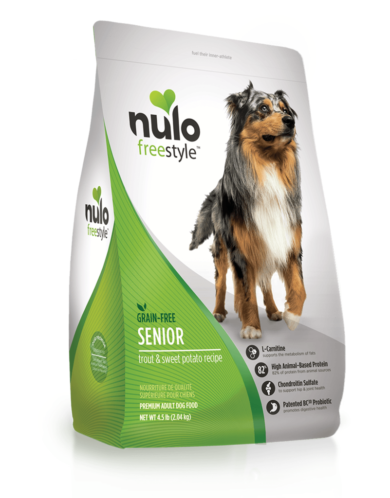 NULO DOG FS GRAIN FREE SENIOR TRUCHA  24LB - 10.89  KG