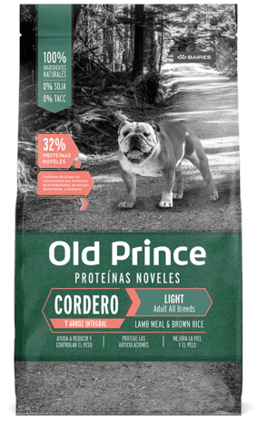 OLD PRINCE NOVEL PERROS CORDERO - ADULTOS LIGHT 3 KG