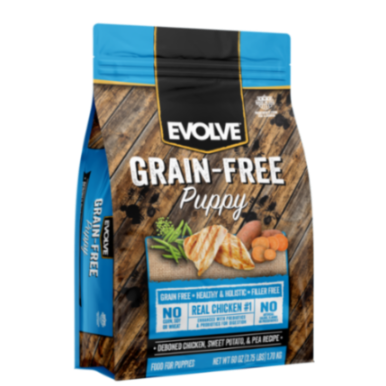 EVOLVE DOG GRAIN FREE PUPPY CHICKEN - POLLO 14 LB - 6.35 KG