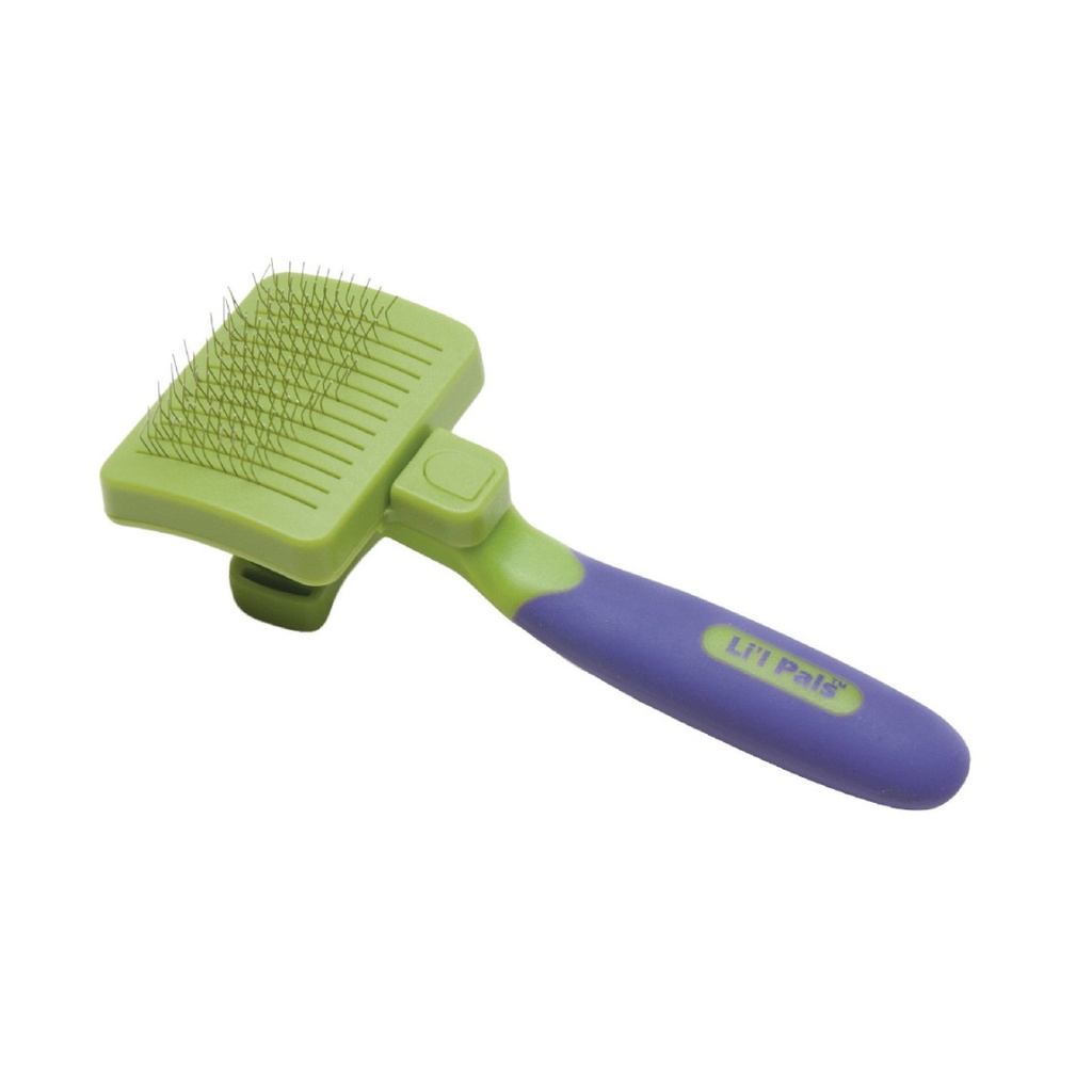 LIL PALS PERRO GROOMING CEPILLO PERRO RETRACTIL