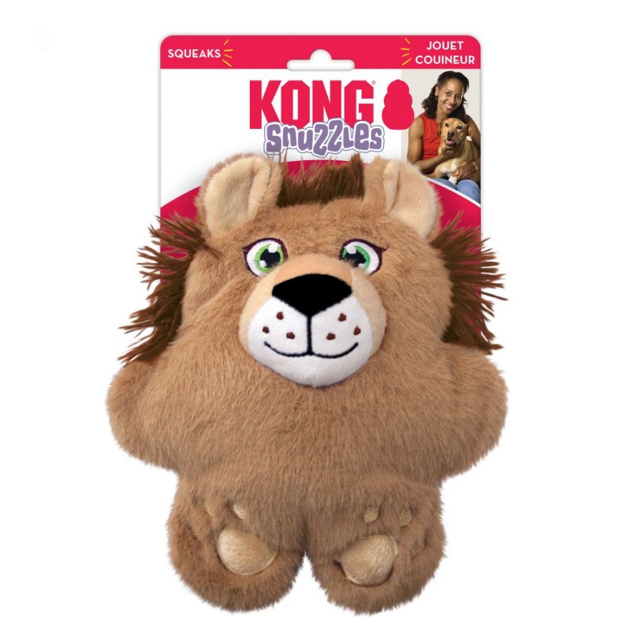 KONG PERRO PELUCHE SNUZZLES LEON MEDIUM