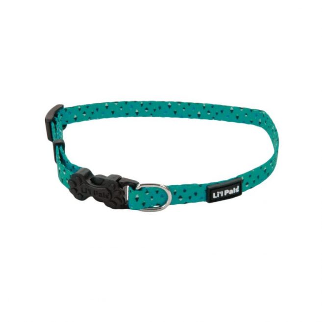 LIL PALS PERRO COLLAR DIAMANTES TEAL