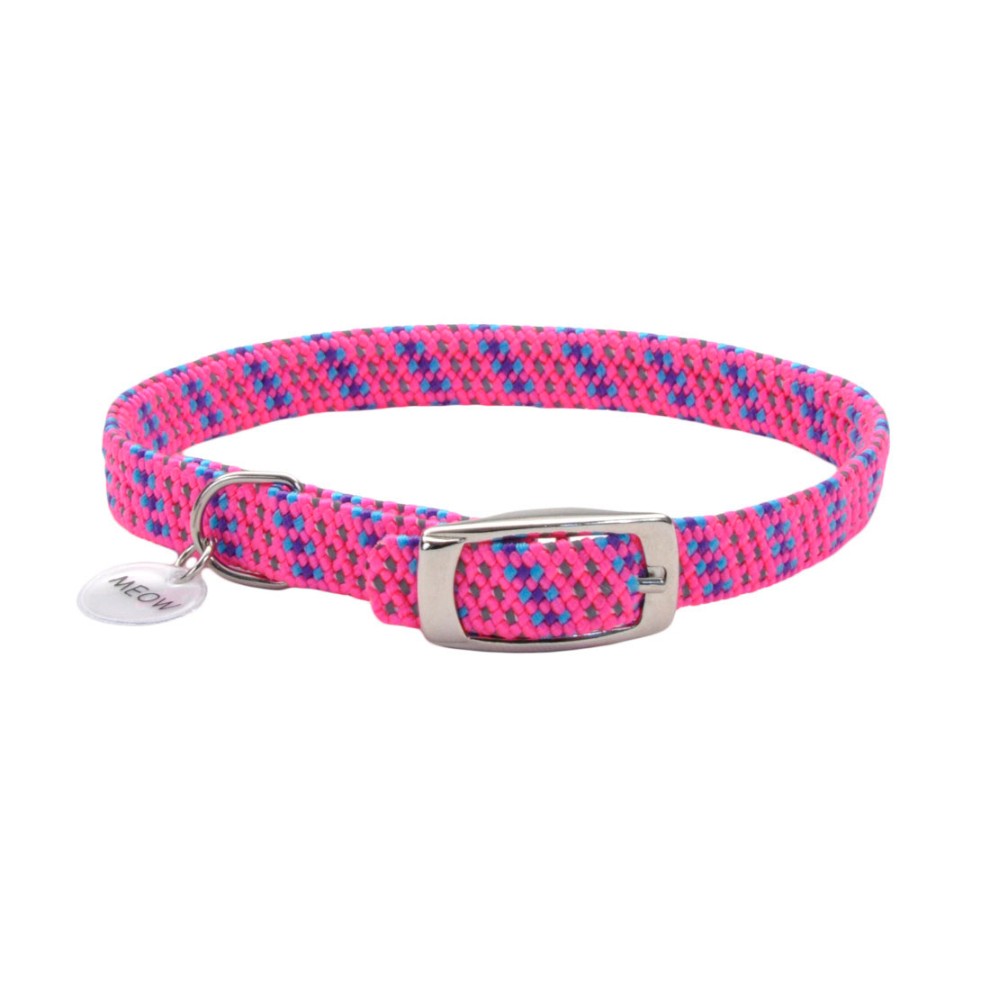 COASTAL COLLAR GATO ELASTACAT REFLECTIVO FUCSIA