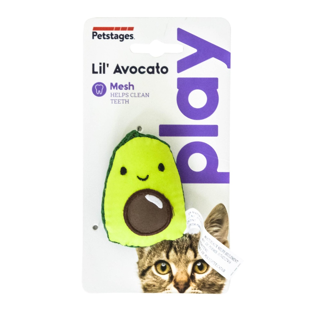 PETSTAGES GATO PELUCHE AGUACATE