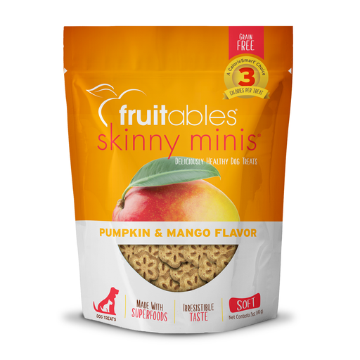 [230 FB] FRUITABLES DOG SNACK SKINNI MINIS CALABAZA Y MANGO 141 GR