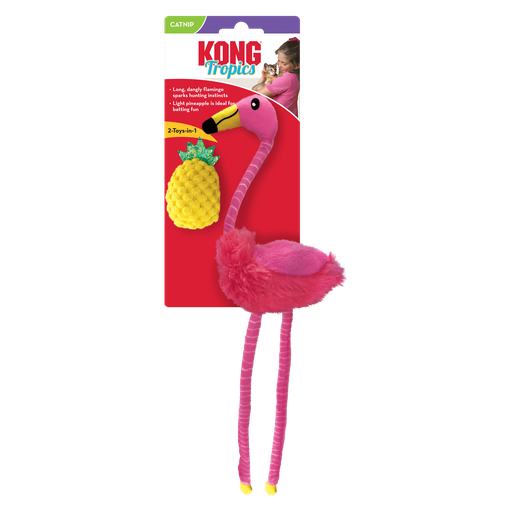 [CT61 KO] KONG GATO PELUCHE  TROPICS FLAMINGO