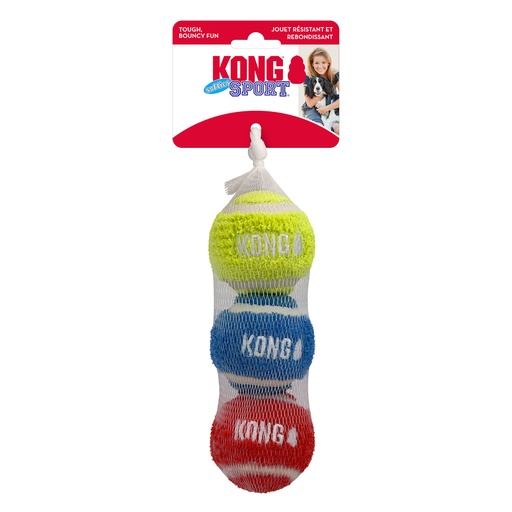 [ABSS2 KO] KONG PERRO SOFTIES SPORTS BALLS PELOTA MEDIUM X3