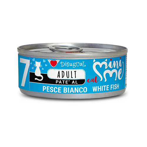 [MIME007 DI] DISUGUAL CAT MINI ME - N7 PESCADO BLANCO LATA POR 85 GR