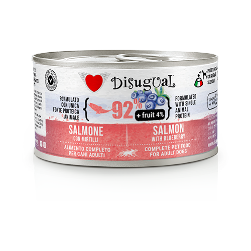 [FRUT106 DI] DISUGUAL DOG FRUIT - SALMON Y ARANDANOS LATA POR 150 GR