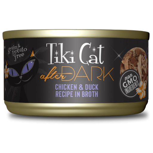 [11251 TIK] TIKI CAT AFTER DARK - POLLO Y PATO EN CALDO - 80 GR - LATA