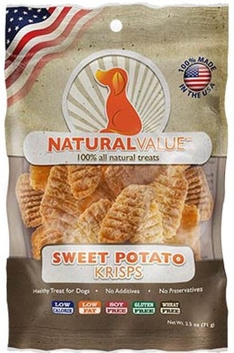 [8009 LP] NATURAL VALUE SWEET POTATO KRISPS X 71 GR