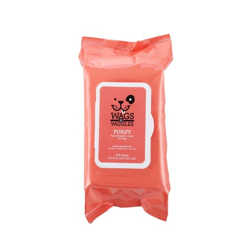 [12823 W&W] WAGS & WIGGLES PANITOS PURIFY POMELO HIPOALERGENICOS X 100 UND