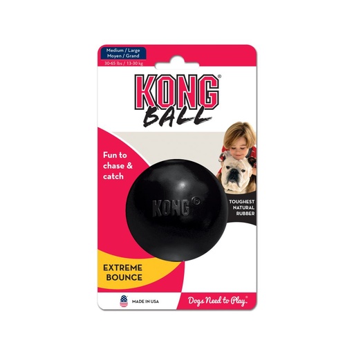 [UB1 KO] KONG PERRO CAUCHO EXTREME PELOTA MEDIUM-LARGE