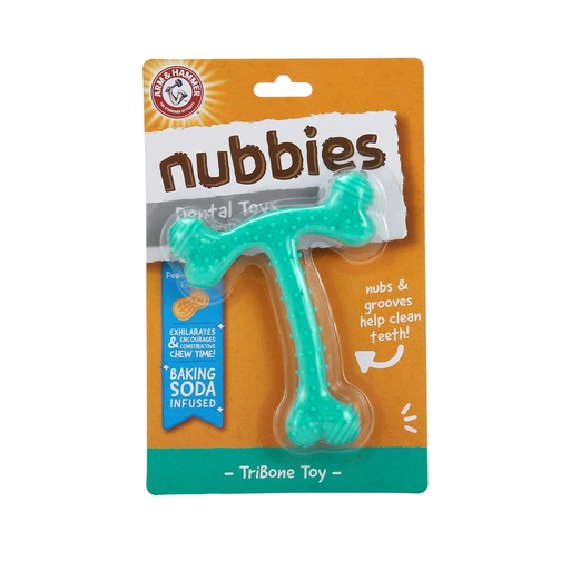 [FFP6305 AH] A&H PERRO NUBBIES DENTAL TRIBONE TOY