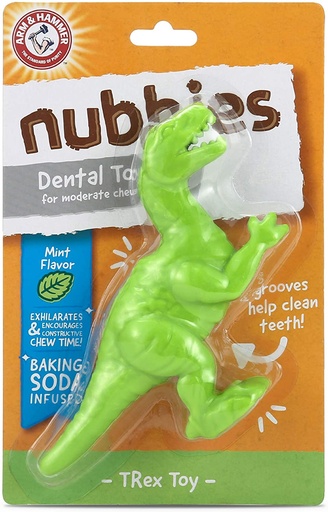 [FFP8431 AH] A&H PERRO NUBBIES DENTAL T-REX TOY