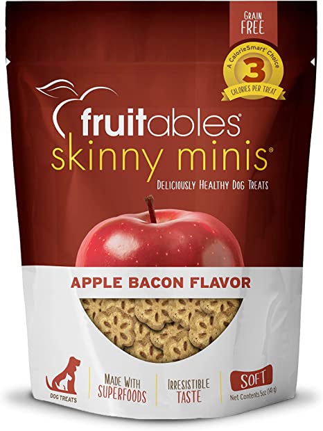 FRUITABLES DOG SNACK SKINNI MINIS MANZANA Y TOCINO 141 GR