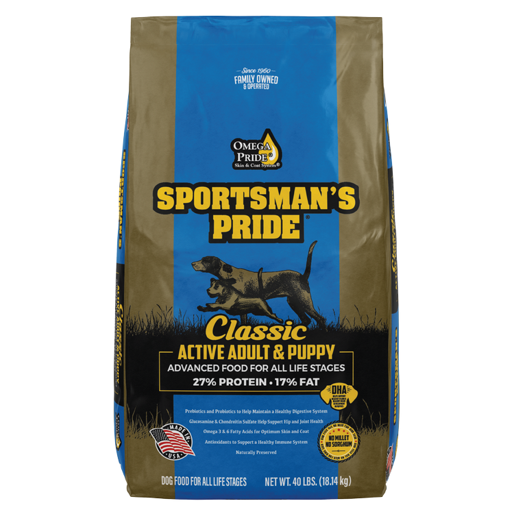 SPORTSMANS PRIDE ACTIVE PUPPY & ADULT 27-17 - POLLO 40 LB - 18.14. KG