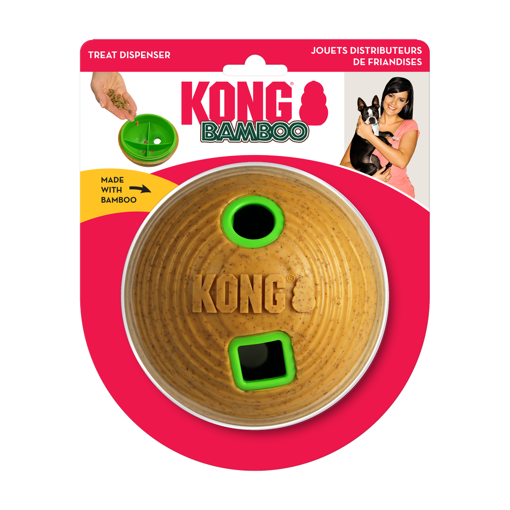 KONG PERRO BAMBOO FEEDER BALL MD