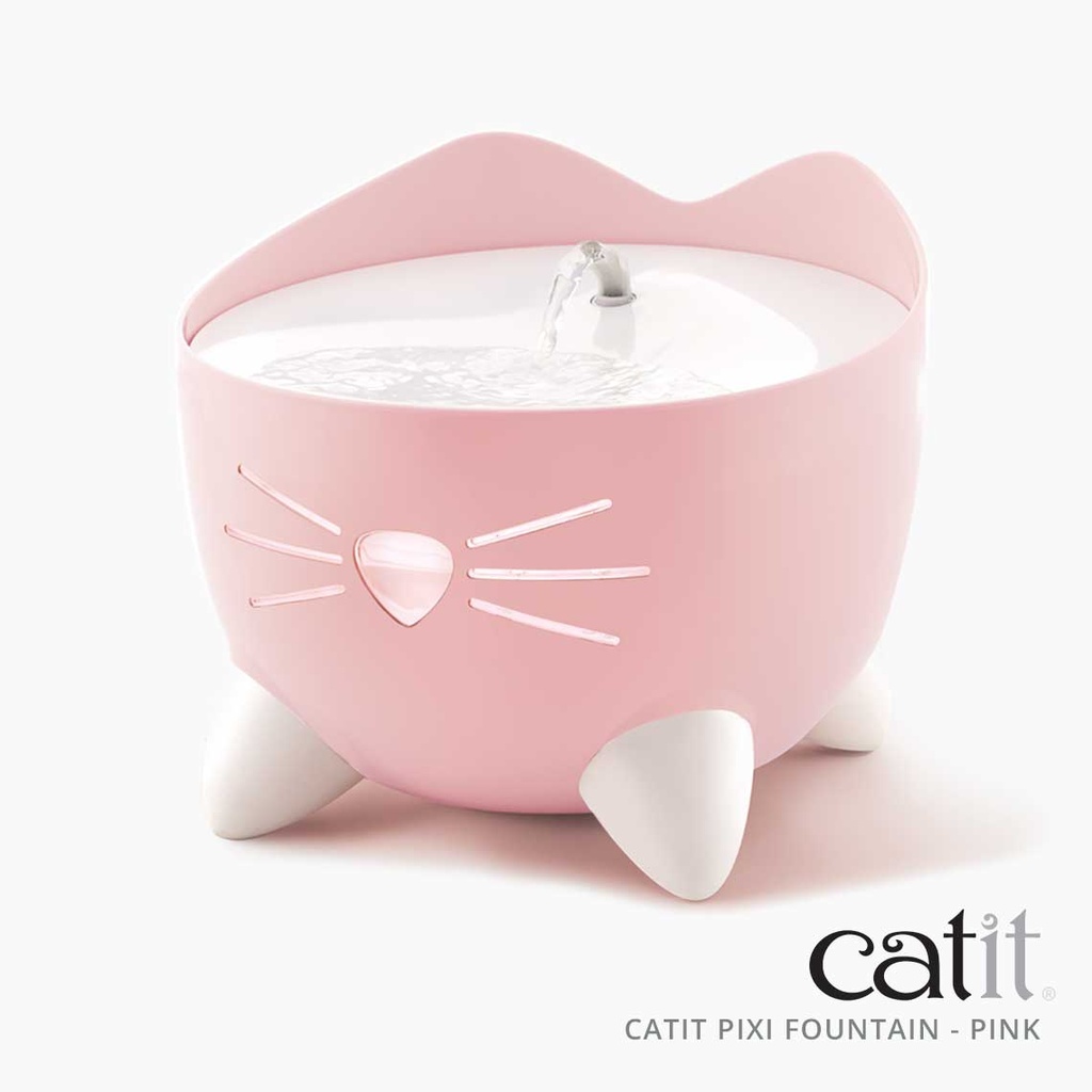 CATIT FUENTE DE AGUA PIXI 2.5L- ROSA CLARO