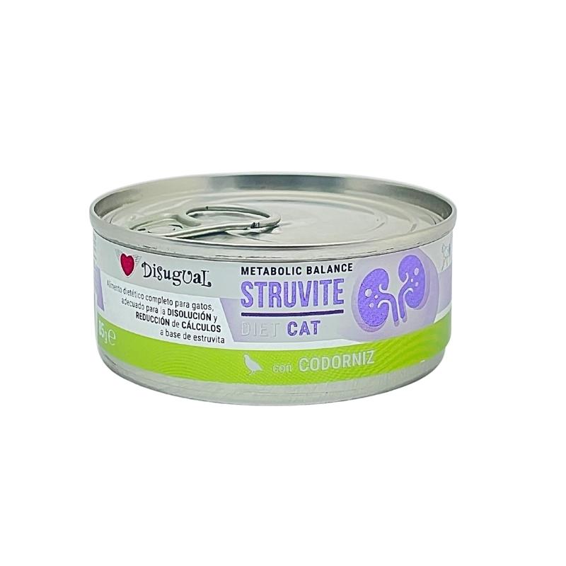 DISUGUAL CAT STRUVITE DIET - CODORNIZ - LATA POR 85 GR