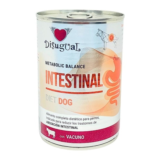 DISUGUAL DOG INTESTINAL DIET - CARNE LATA POR 400 GR