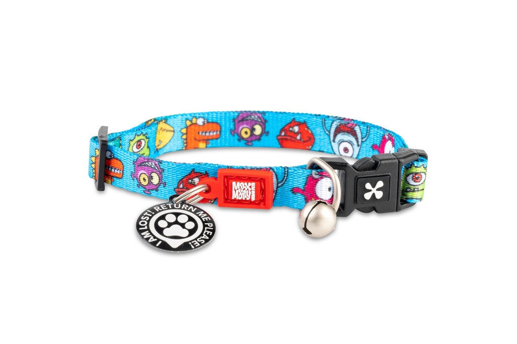 MAX & MOLLY ORIGINAL LITTLE MONSTERS COLLAR GATO