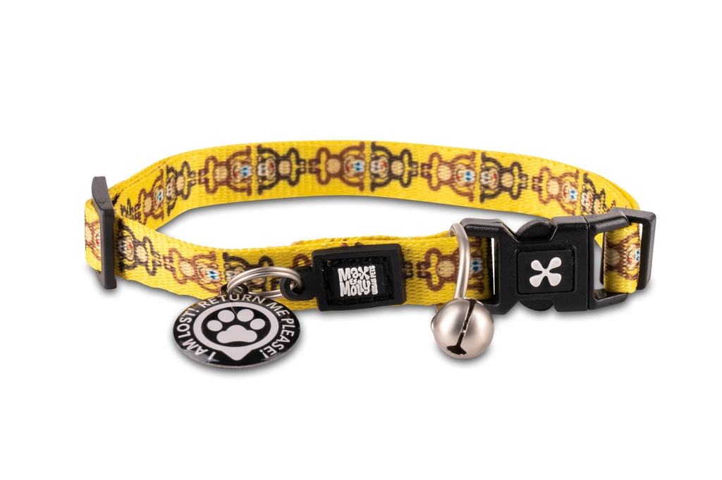 MAX & MOLLY ORIGINAL MONKEY MANIAC COLLAR GATO