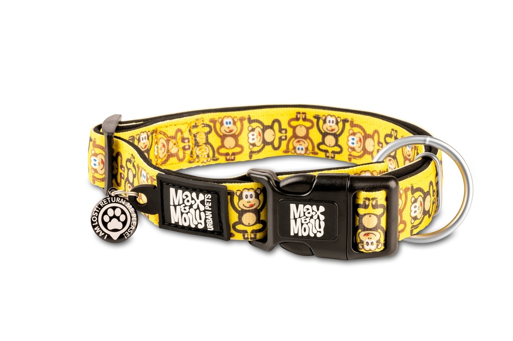 MAX & MOLLY ORIGINAL MONKEY MANIAC COLLAR PERRO X-SMALL