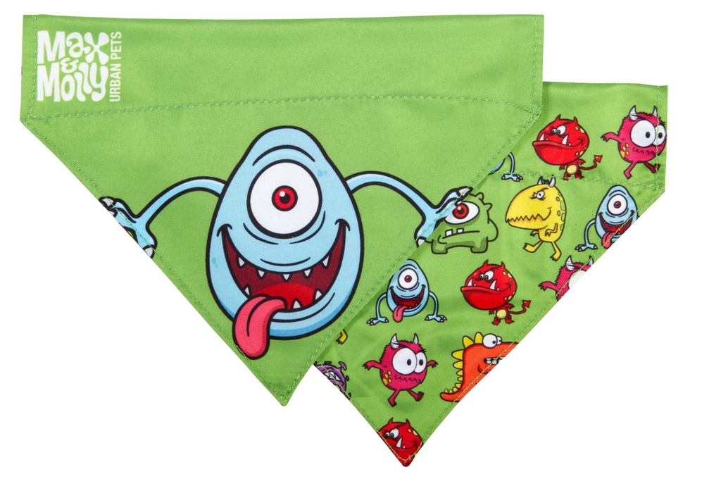 MAX & MOLLY ORIGINAL LITTLE MONSTERS BANDANA SMALL