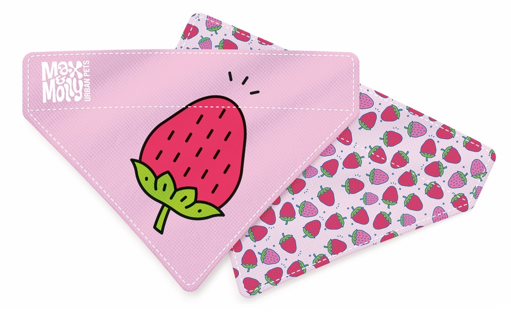 MAX & MOLLY ORIGINAL STRAWBERRY DREAM BANDANA SMALL