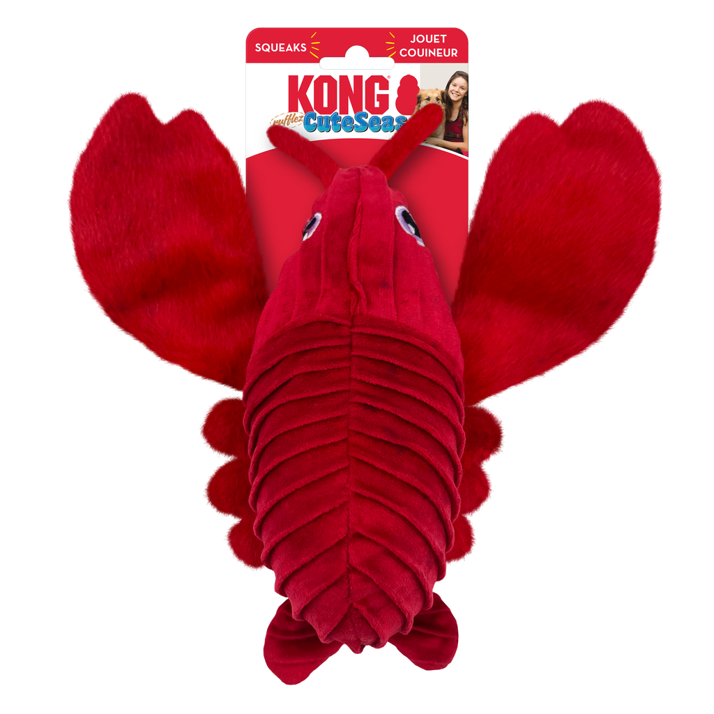 KONG PERRO PELUCHE CUTESEAS LANGOSTA S-M