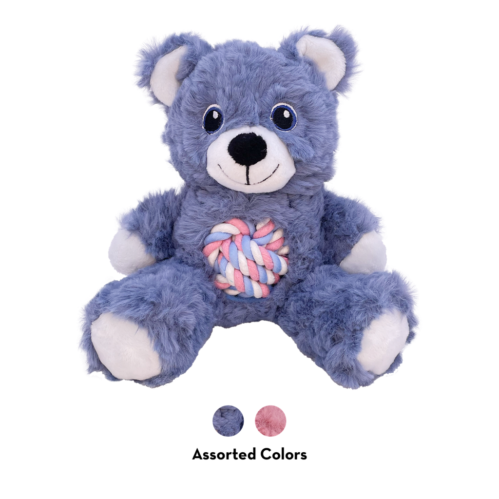 KONG PERRO PELUCHE KNOTS-CUERDA OSO SMALL