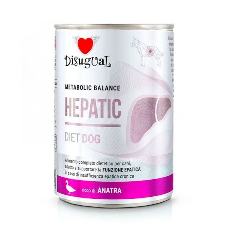 DISUGUAL DOG HEPATIC DIET - PATO LATA POR 400 GR