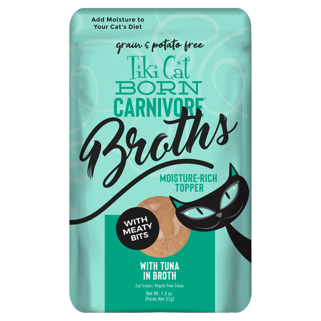 TIKI CAT BROTH - ATUN EN CALDO - 37 GR  POUCH