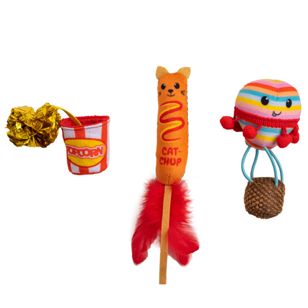 CATSTAGES GATO FRISKY PAWRTY 3 PK