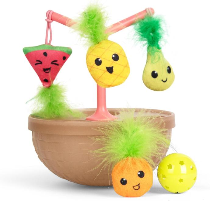 CATSTAGES GATO MINDGAMES HUNT WOBBLE FRUIT BOWL