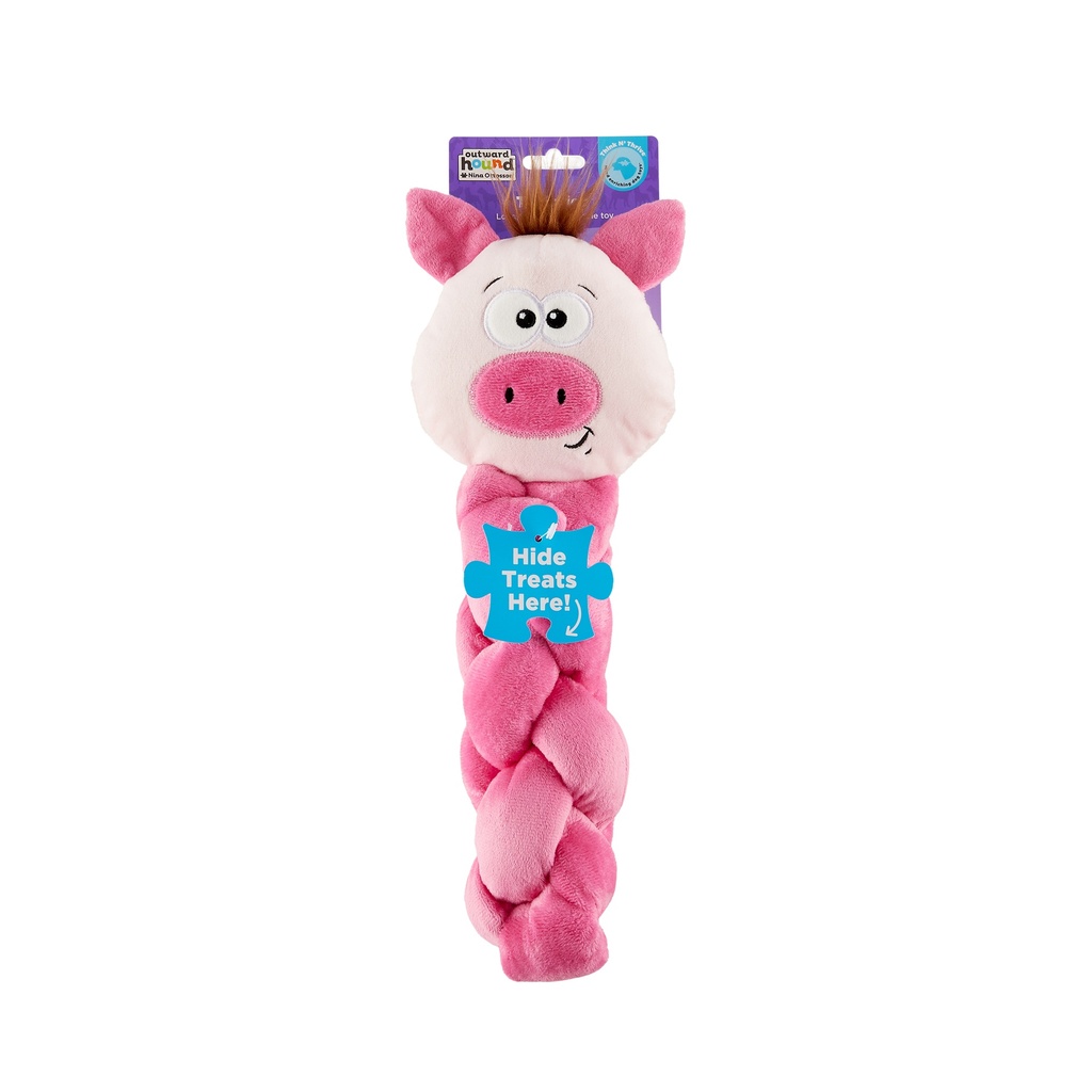 OUTWARD HOUND PELUCHE TWISTIEZ CERDO LG