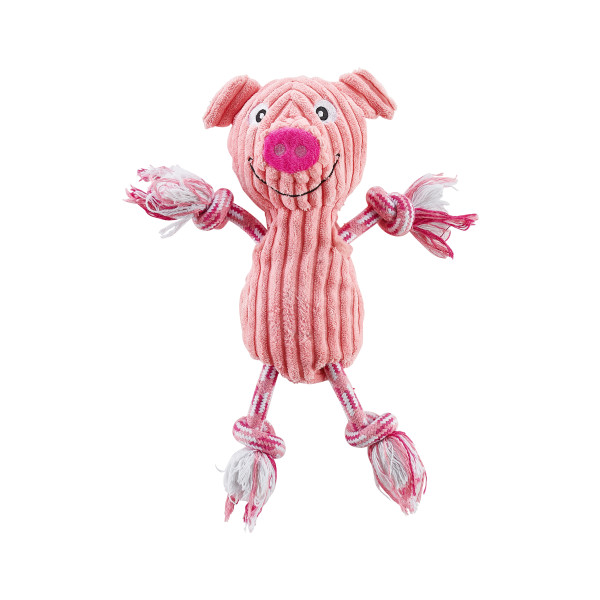 OUTWARD HOUND PELUCHE RANCH ROPERZ CERDO SMALL