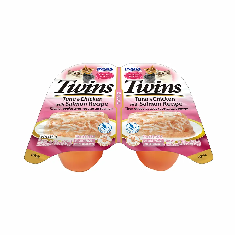INABA CAT - TWINS TUNA & CHICKEN WITH SALMON RECIPE 70 gr