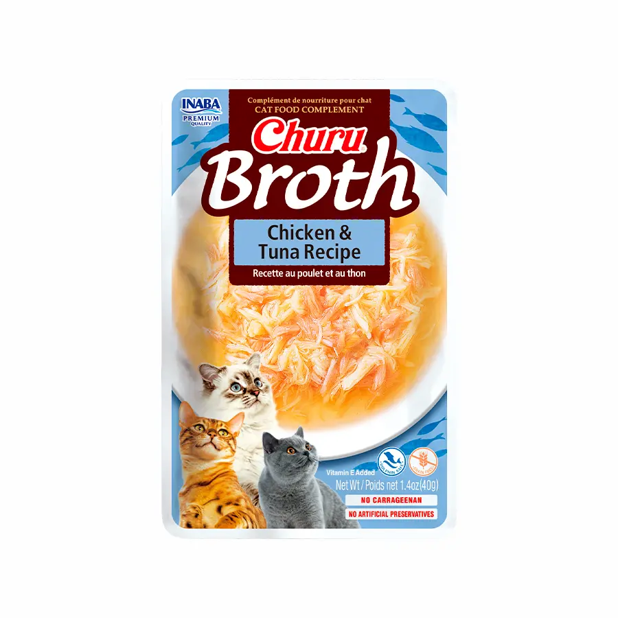 INABA CAT - BROTH CHICKEN & TUNA RECIPE 40 gr