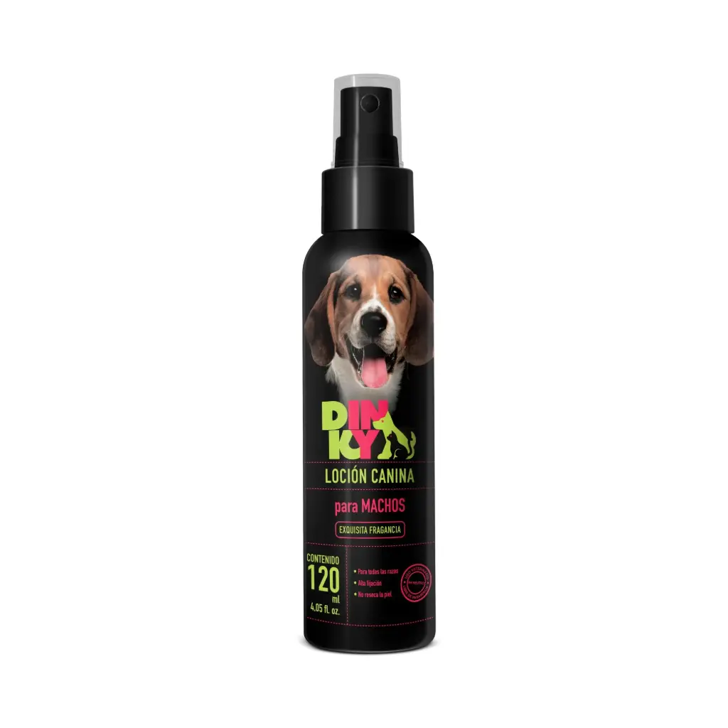DINKY LOCION CANINA MACHO X 120ML 