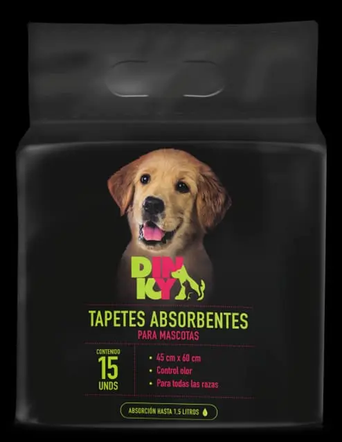 DINKY TAPETES DINKY ABSORBENTE PARA MASCOTAS DISP X 15 UND 