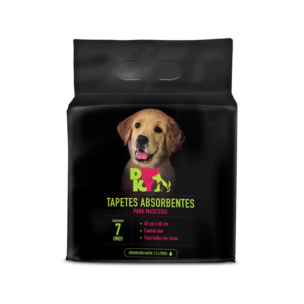 DINKY TAPETES DINKY ABSORBENTE PARA MASCOTAS DISP X 15 UND 