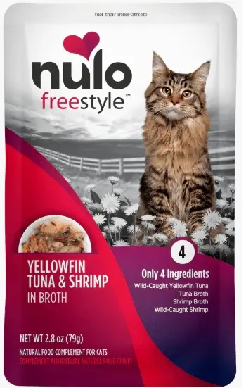 NULO CAT FS GRAIN FREE MEAL ENHANCER - POUCH ATUN Y CAMARONES 79 GR  