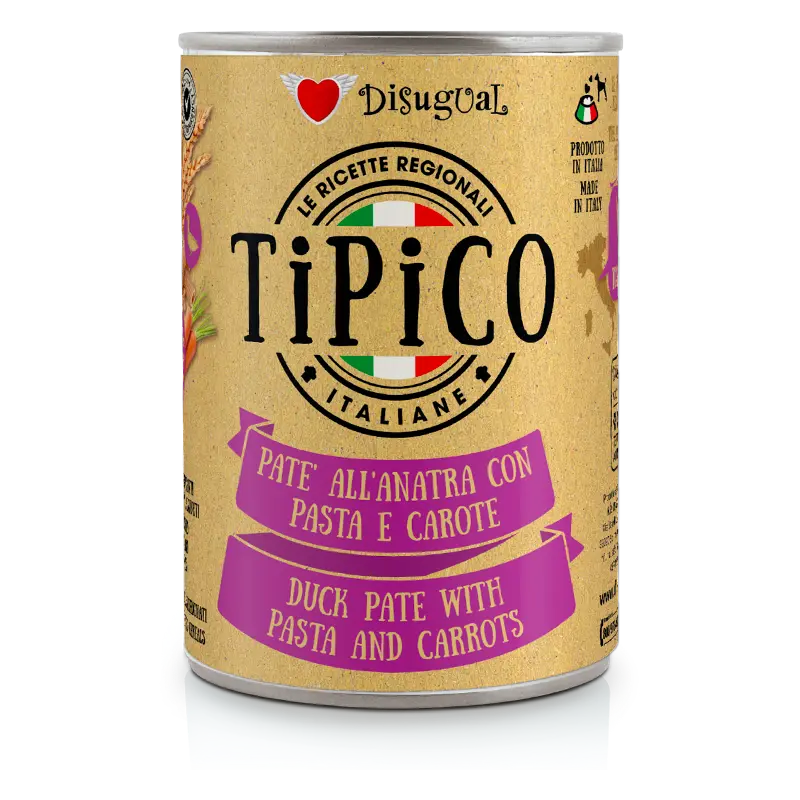 DISUGUAL DOG TIPICO - ZONA TOSCANA PATO LATA 400 GR 