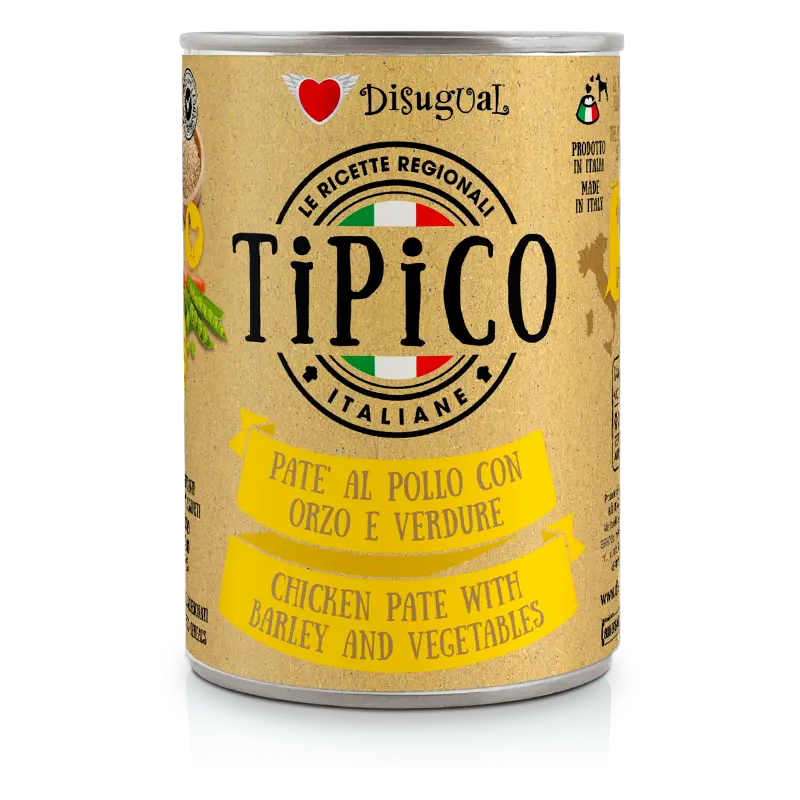DISUGUAL DOG TIPICO - ZONA LAZIO POLLO LATA 400 GR 