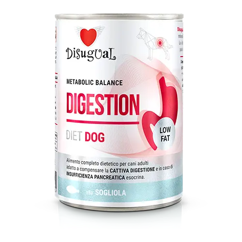 DISUGUAL DOG DIGESTION LOW FAT DIET - PESCADO SOLE LATA POR 400 GR