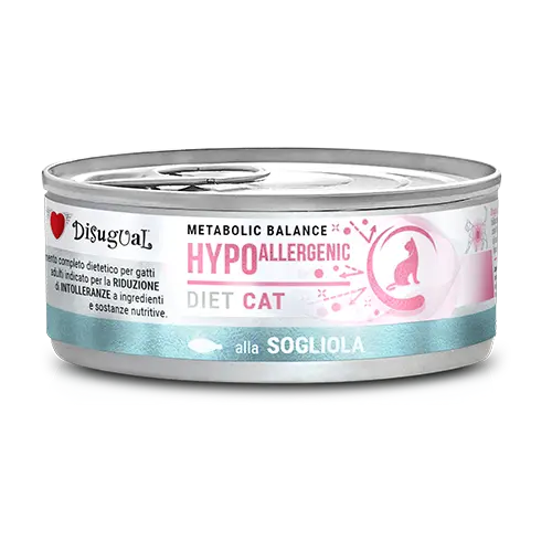 DISUGUAL CAT HIPOALLERGENIC DIET - PESCADO SOLE LATA POR 85 GR