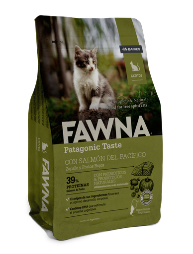 PROMO FECHA CORTA - NOV-28-2026 -FAWNA SALMON GATOS KITTEN 1 Kg 