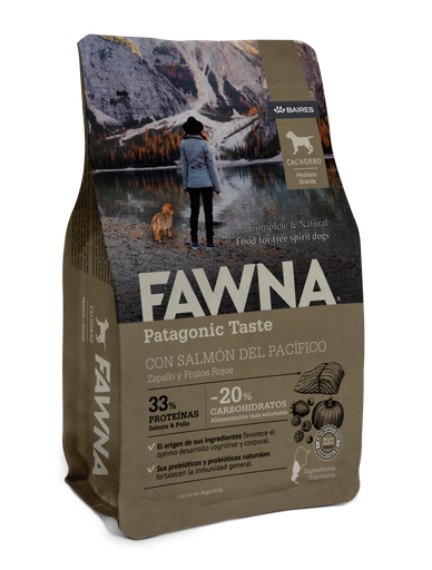 PROMO CORTA FECHA DIC-15-26 FAWNA SALMON PERROS CACHORROS RAZA MEDIUM Y LARGE 3 Kg 